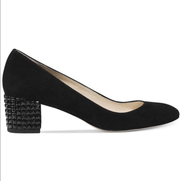 michael kors block heel pumps